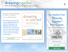 Tablet Screenshot of drawingtogether.com